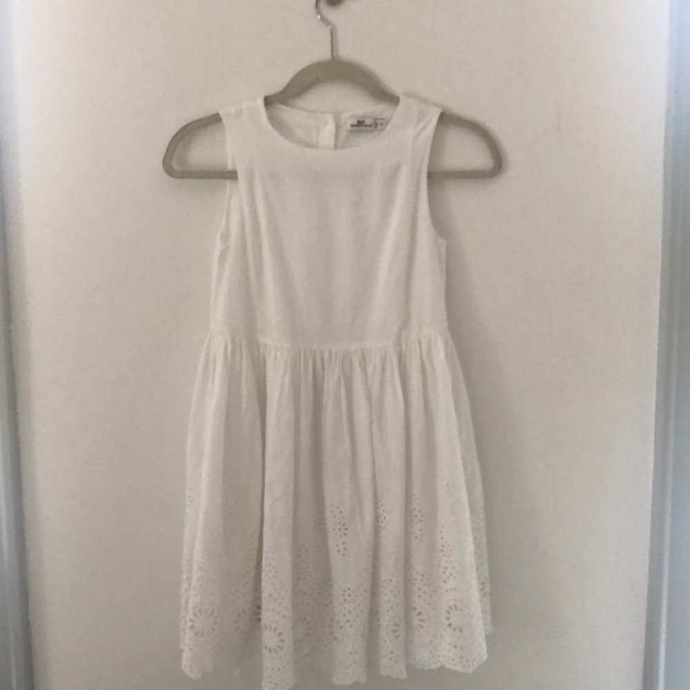 White Patterned Dress